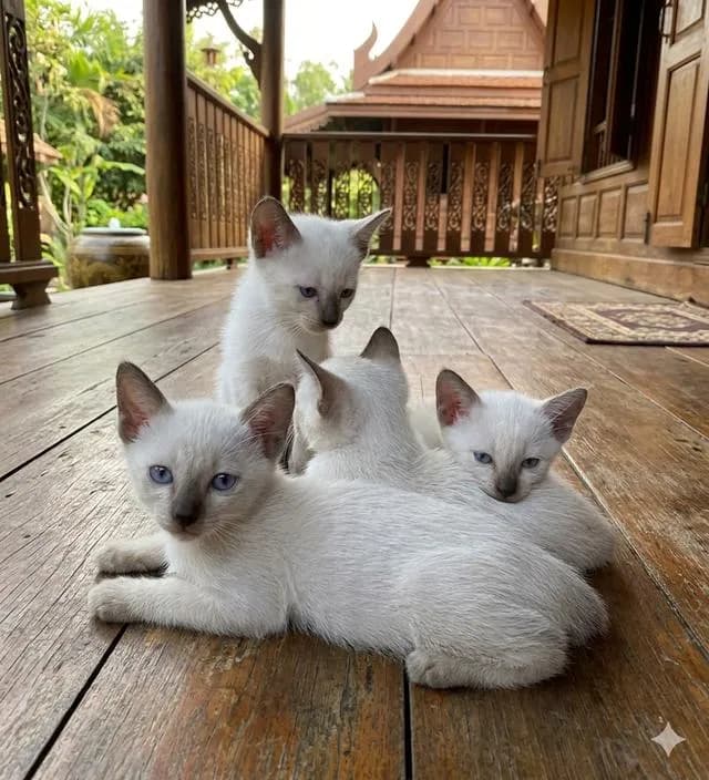 แมววิเชียรมาศแท้ มีใบเพด
